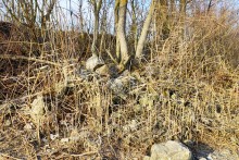 Остатки Траншемента времён петровских походов, на берегу Дону у Аненской крепости