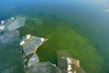 Декабрьский тихий вечер на Дону после зимней бури