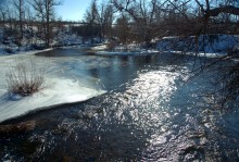Хутор Нижнесеребряковский на реке Быстрой