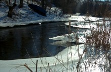 Хутор Нижнесеребряковский на реке Быстрой