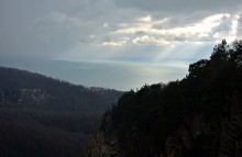 Прогулка по городу Сочи и окрестностям в феврале