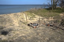 Ранняя весна на берегу Таганрогского залива