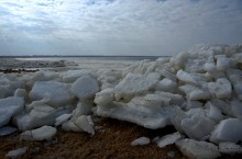 Ранняя весна на берегу Таганрогского залива