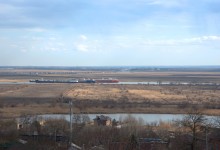 Весна над Аксаем, займищем и Берданосовкой