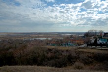 Весна над Аксаем, займищем и Берданосовкой