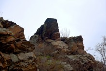 Скалы у посёлка Синегорского