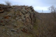 Скалы у посёлка Синегорского