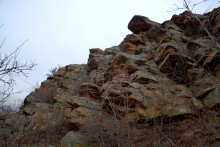 Скалы у посёлка Синегорского