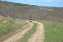 На реке Кундрючьей, Северском Донце и Быстрой, по следам снежной бури случившейся 30-го марта 2023 года.