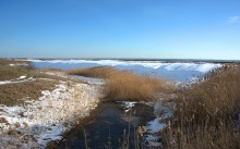 На реке Кундрючьей, Северском Донце и Быстрой, по следам снежной бури случившейся 30-го марта 2023 года.