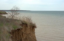 Весёловское водохранилище, борьба воды и суши