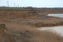 Весёловское водохранилище, борьба воды и суши