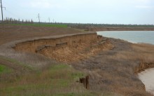 Весёловское водохранилище, борьба воды и суши