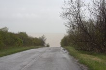 Меотида в бурю у Чумбур-косы