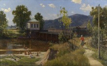 Остатки водяных мельниц в хуторе Дубовом на реке Кундрючьей