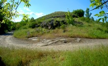 Остатки водяных мельниц в хуторе Дубовом на реке Кундрючьей
