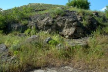 Остатки водяных мельниц в хуторе Дубовом на реке Кундрючьей