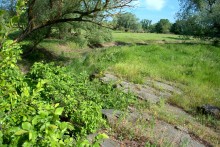 Остатки водяных мельниц в хуторе Дубовом на реке Кундрючьей