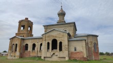 Железобетонная церковь Георгия Победоносца в хуторе Карповском