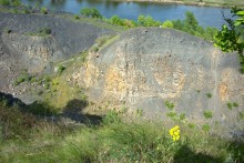 Старый карьер на берегу Северского Донца