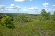 Старый карьер на берегу Северского Донца