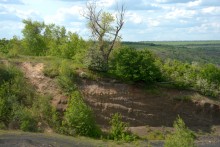 Старый карьер на берегу Северского Донца