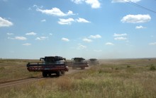 Комбайн RSM-161, комбайны Ростсельмаш на уборке