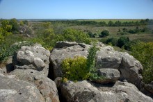 Выходы кварцита под названием Большой камень у хутора Нижнеерохин