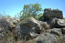 Выходы кварцита под названием Большой камень у хутора Нижнеерохин