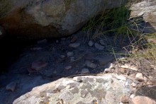 Выходы кварцита под названием Большой камень у хутора Нижнеерохин