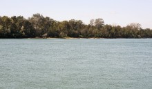 Донские пляжи в августе у станицы Мелиховской