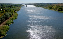 Солнечный день в Белой Калитве на Северском Донце
