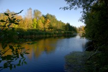 Ранняя осень на Калитве между Литвиновкой и Ленина