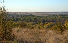 Ранняя осень на Калитве между Литвиновкой и Ленина