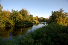 Ранняя осень на Калитве между Литвиновкой и Ленина