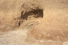 Рушащийся берег у Камышевахской