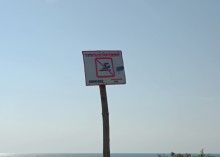 Рушащийся берег у Камышевахской