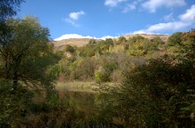 Песчаные горы и скалы на берегу Сухого Донца