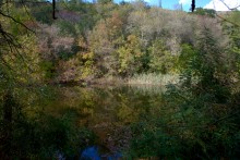 Песчаные горы и скалы на берегу Сухого Донца