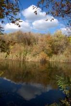 Песчаные горы и скалы на берегу Сухого Донца