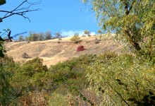 Песчаные горы и скалы на берегу Сухого Донца