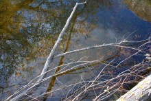 Песчаные горы и скалы на берегу Сухого Донца