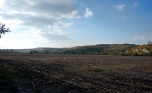 Песчаные горы и скалы на берегу Сухого Донца