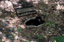 Старинная усадьба с фонтаном, помещиков Грековых