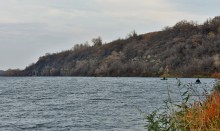 Осень в правобережье Северского Донца у станицы Усть-Быстрянской и Кундрюченских лесов