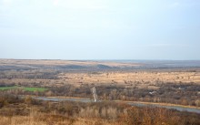 Осень в правобережье Северского Донца у станицы Усть-Быстрянской и Кундрюченских лесов