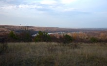 Осень в правобережье Северского Донца у станицы Усть-Быстрянской и Кундрюченских лесов