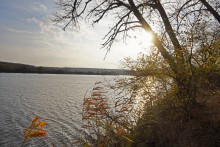 Осень в правобережье Северского Донца у станицы Усть-Быстрянской и Кундрюченских лесов