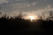 Осень в правобережье Северского Донца у станицы Усть-Быстрянской и Кундрюченских лесов