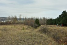 Осень в правобережье Северского Донца у станицы Усть-Быстрянской и Кундрюченских лесов